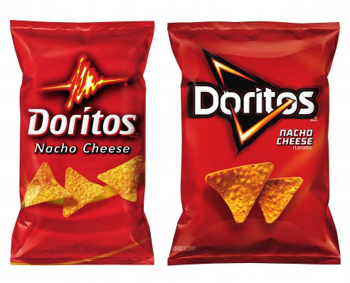 A look at dorito's new packaging graphics system